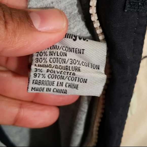 Newtime| Vintage 90s Rugged Outdoor Khaki Tan Zippered Vest Nylon Blend - Picture 8 of 10